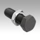 Stop screw, steel grade 10.9 with flat head