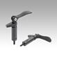 Hook clamps with collar and cam lever