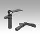 Hook clamps with collar and cam lever