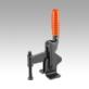 Toggle clamps vertical heavy-duty with fixed clamping spindle