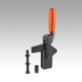 Toggle clamps vertical heavy-duty with full holding arm