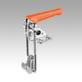Toggle clamps latch vertical with catch plate