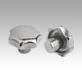 Star grips similar to DIN 6336, aluminium, Form A, blank