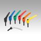 Clamping levers, steel with external thread, threaded pin black oxidised steel