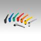 Clamping levers, die-cast zinc with internal thread, threaded insert black oxidised steel