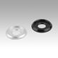 End washers, aluminium, flat for round pull handles