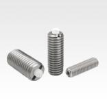 Spring plungers with hexagon socket and POM thrust pin, stainless steel