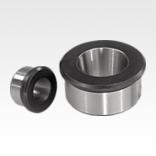 Bush, tapered, steel, for precision indexing plunger