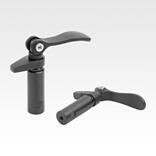 Hook clamps with collar and cam lever