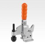 Toggle clamps vertical cam with flat foot