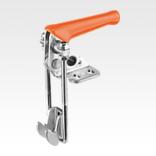 Toggle clamps latch vertical with catch plate
