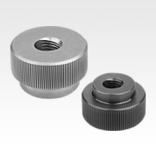 Knurled nuts quick-acting