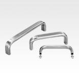 Pull handles stainless steel, oval