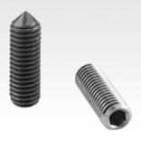 Grub screw with hexagon socket and pointed end DIN EN ISO 4027