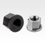 Hexagon nuts with collar height 1.5xD, DIN 6331 enhanced