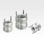 Threaded inserts with internal thread, self-locking 
