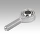 Rod ends with plain bearing, external thread, stainless steel, DIN ISO 12240-1
maintenance-free