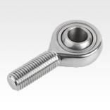 Rod ends with plain bearing external thread, stainless steel, DIN ISO 12240-4