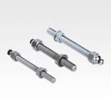 Levelling feet threaded spindlessteel or stainless steel 