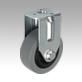 Appliance fixed castors with solid rubber tyres, standard version