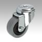 Appliance swivel castors with solid rubber tyres, standard version