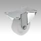Steel plate fixed castors with polyamide wheels, standard version