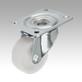 Steel plate swivel castors with polyamide wheels, standard version