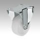 Steel plate fixed castors with polyamide wheels, heavy duty version