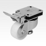 Elevating castors with integrated machine foot