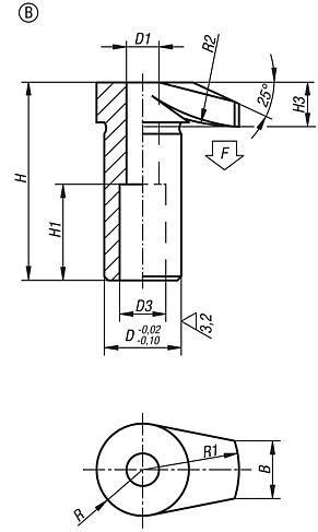 Spannhaken Form B