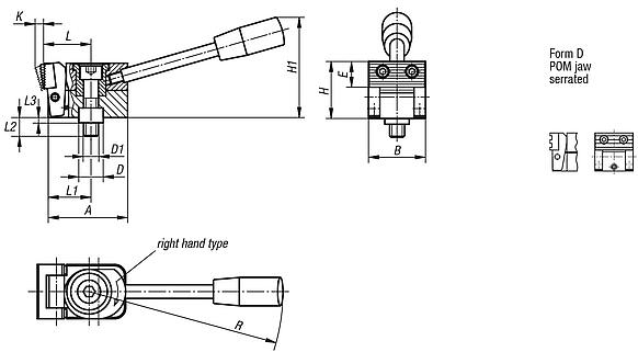 Cam-operated Edge Clamps