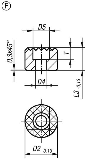 Grippers rund Form F