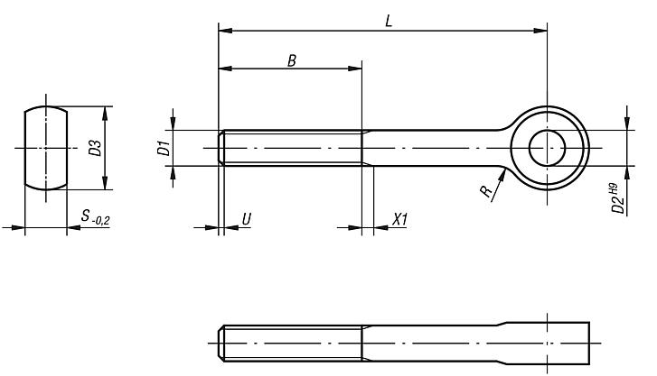 Augenschrauben DIN 444 Form B