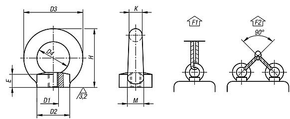 Ring nuts DIN 582