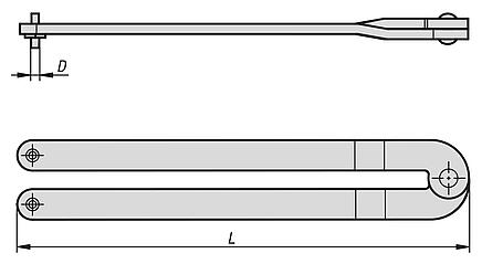 Stirnlochschlüssel verstellbar