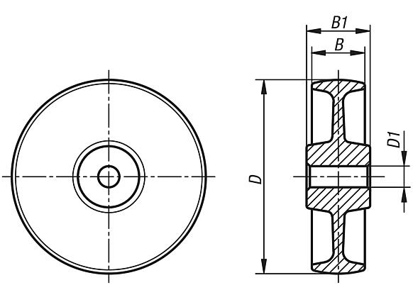 Wheels polyamide